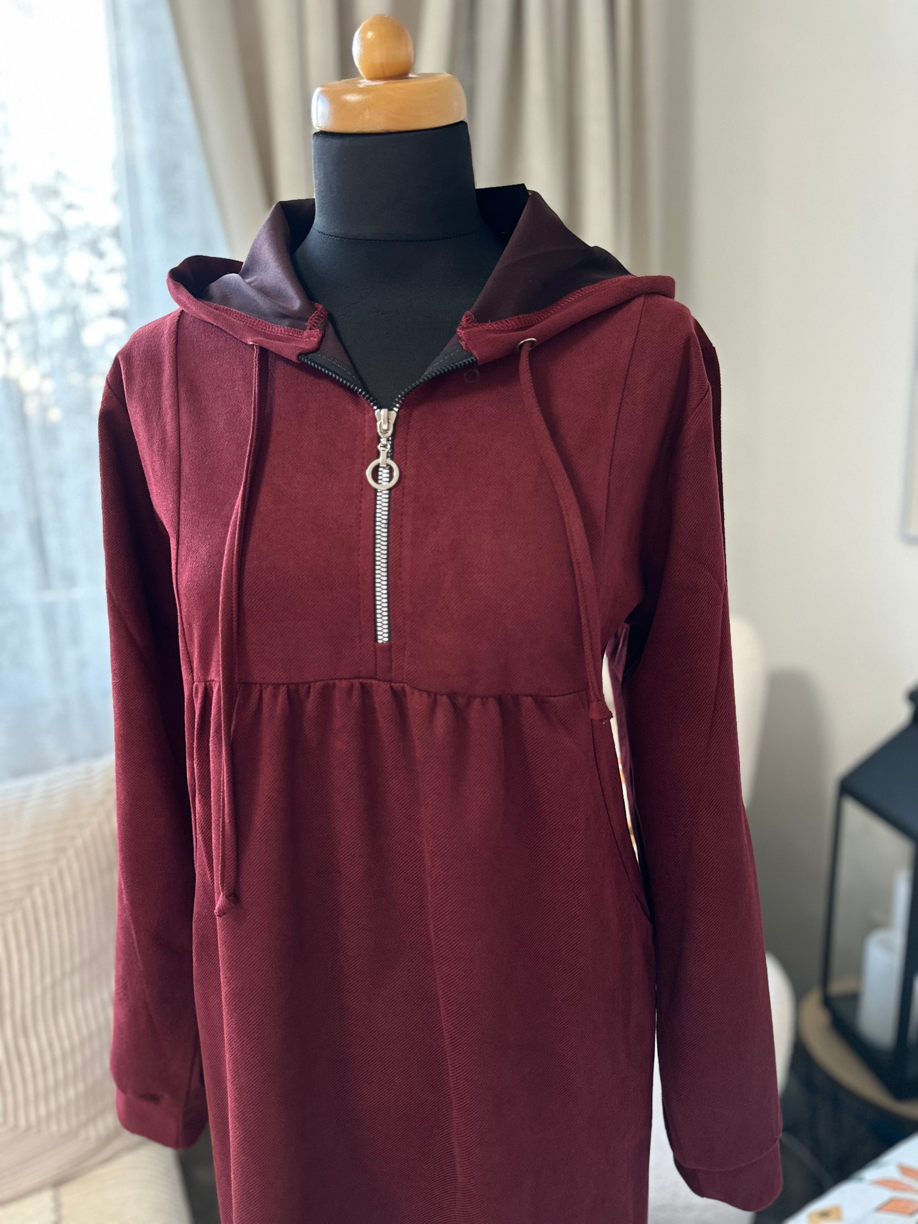 Winter Kapuzenkleid Amina