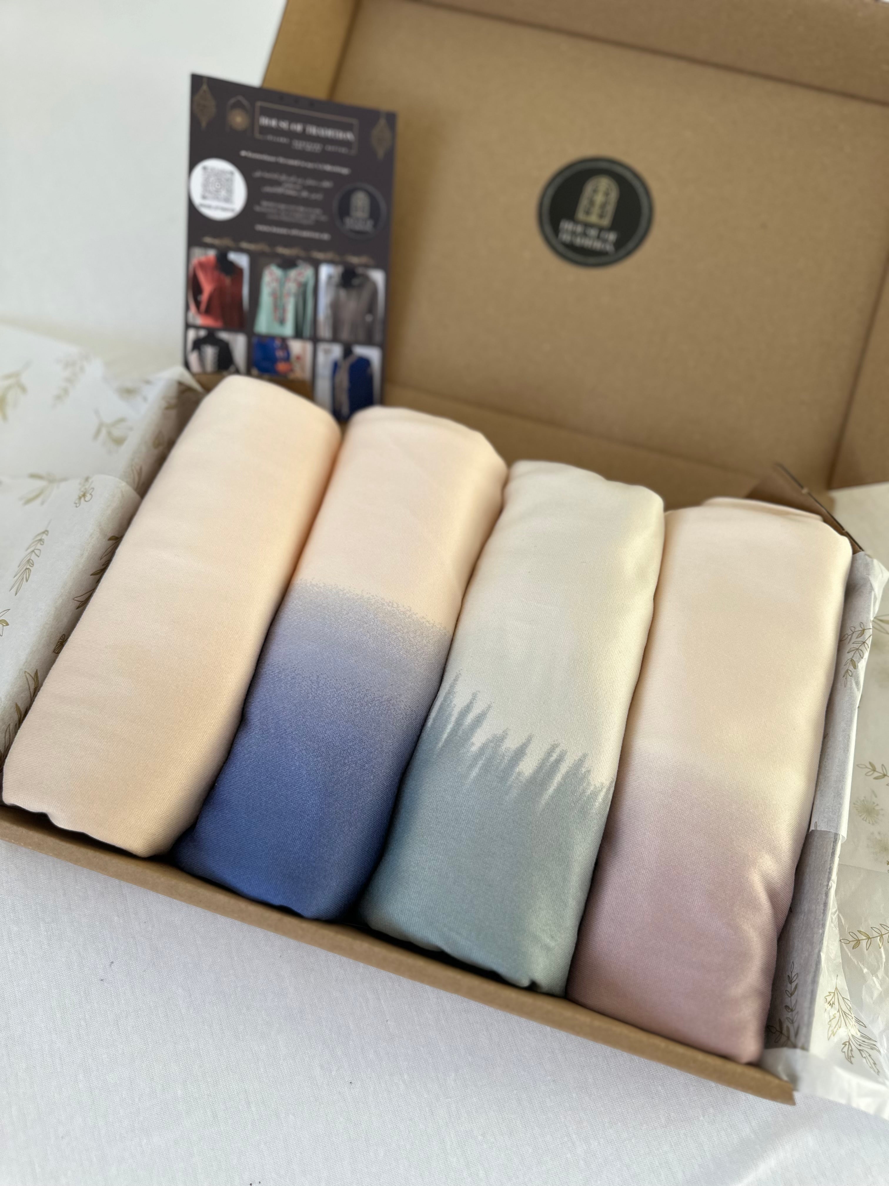 Hijab Lycra cotton Ombré