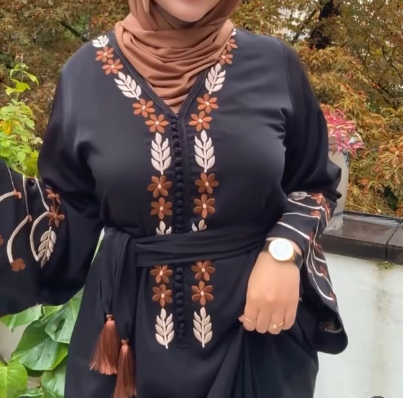 Kaftan Zehra mit Stoffgürtel