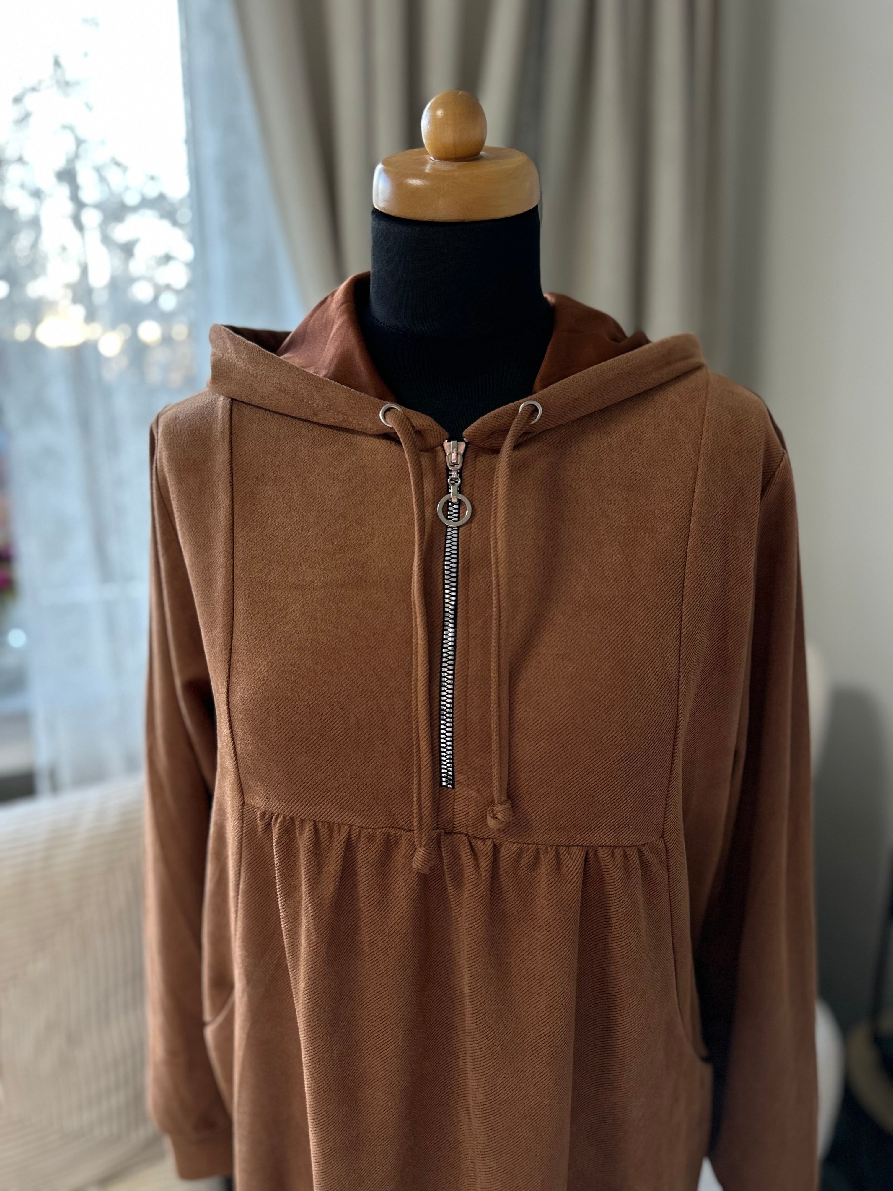 Winter Kapuzenkleid Amina