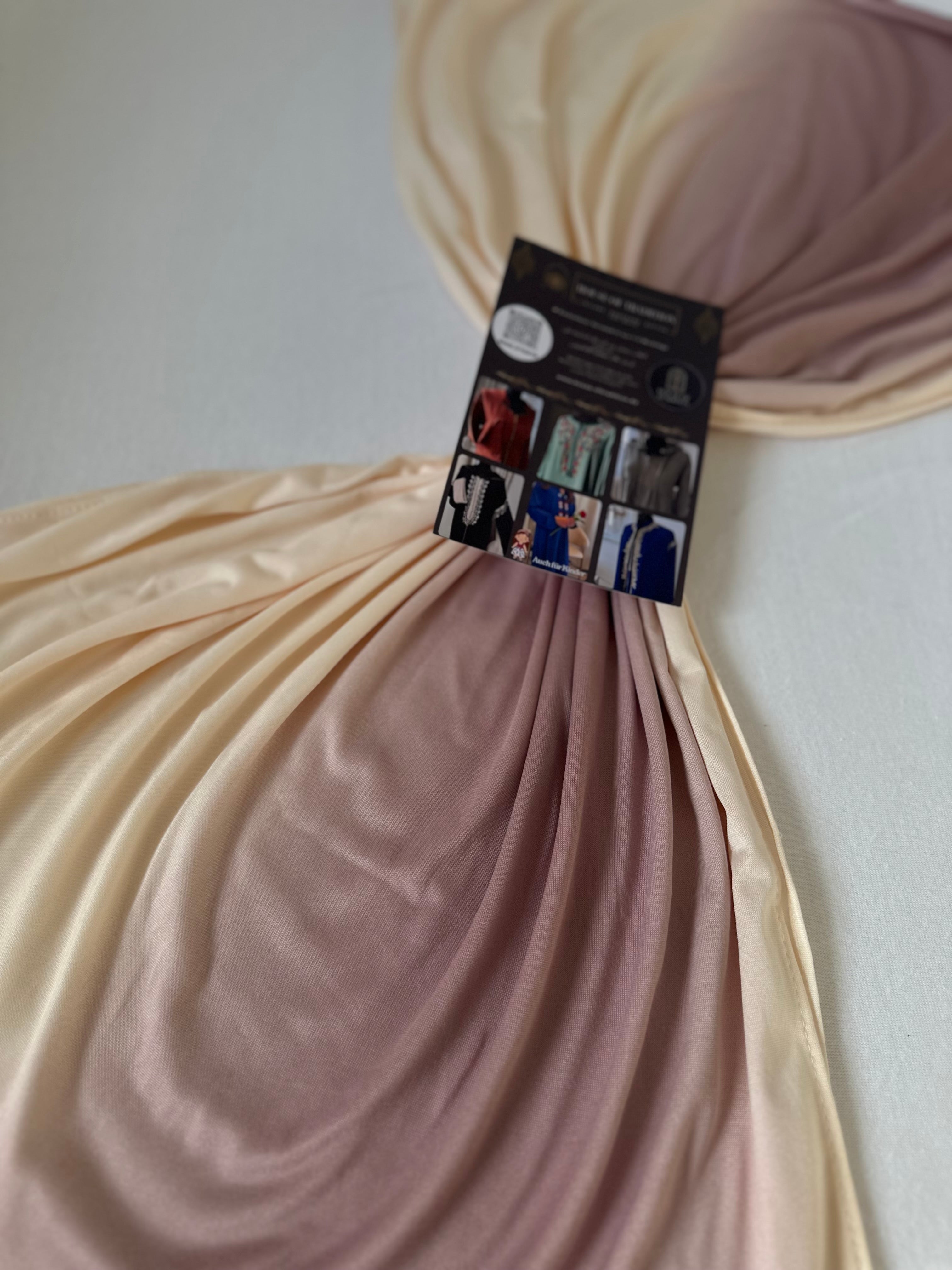 Hijab Lycra cotton Ombré