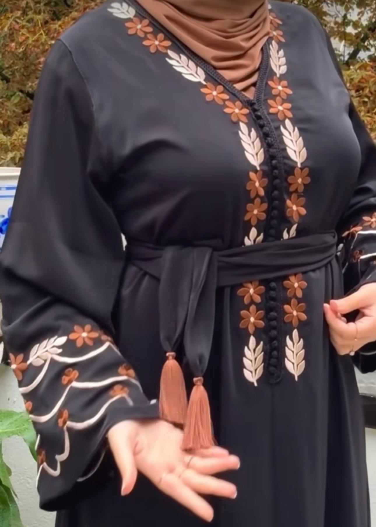 Kaftan Zehra mit Stoffgürtel