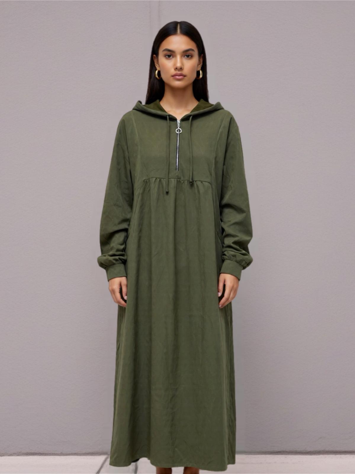 Winter Kapuzenkleid Amina