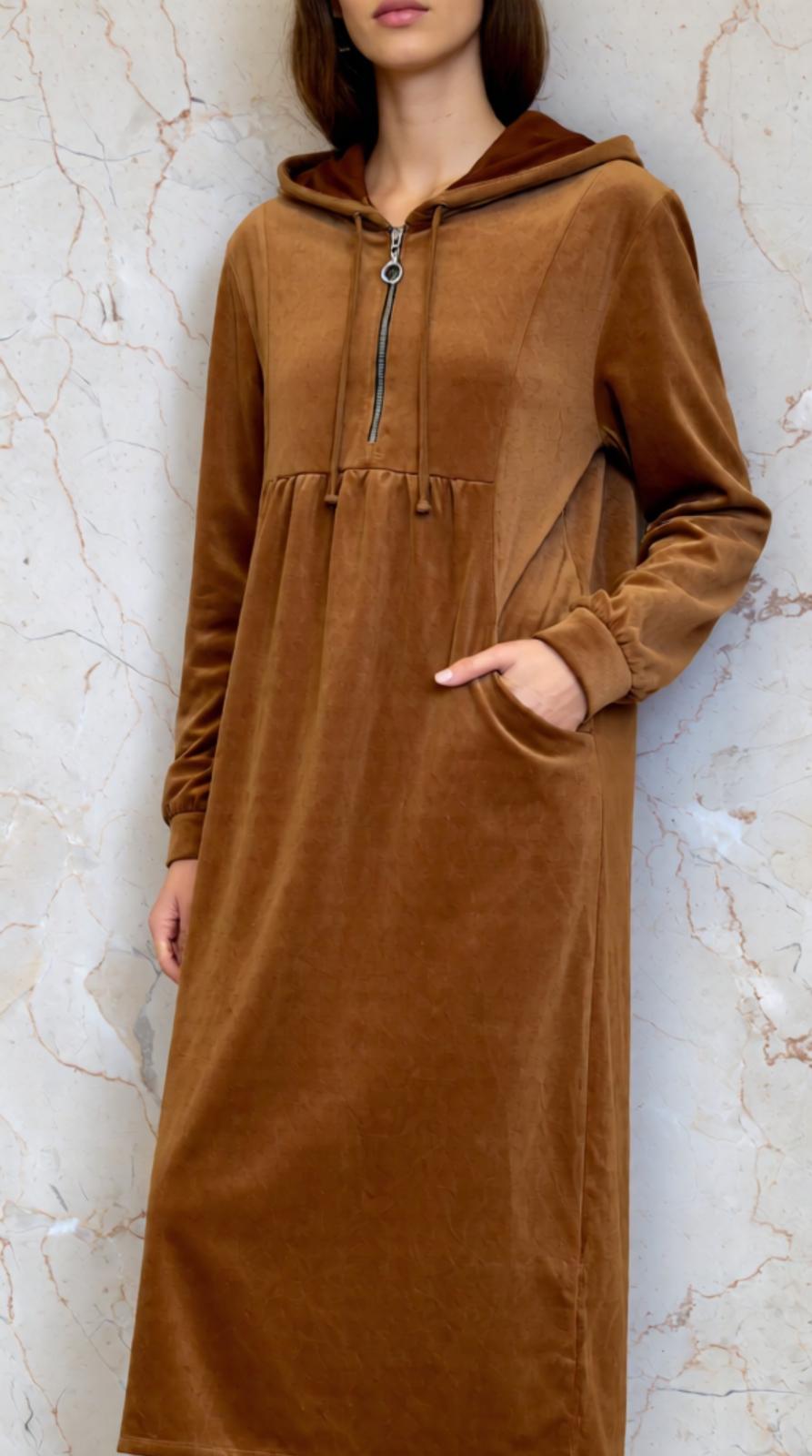 Winter Kapuzenkleid Amina