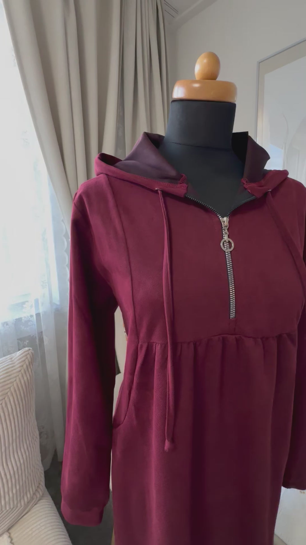 Spring Kapuzenkleid/Jellaba Amina