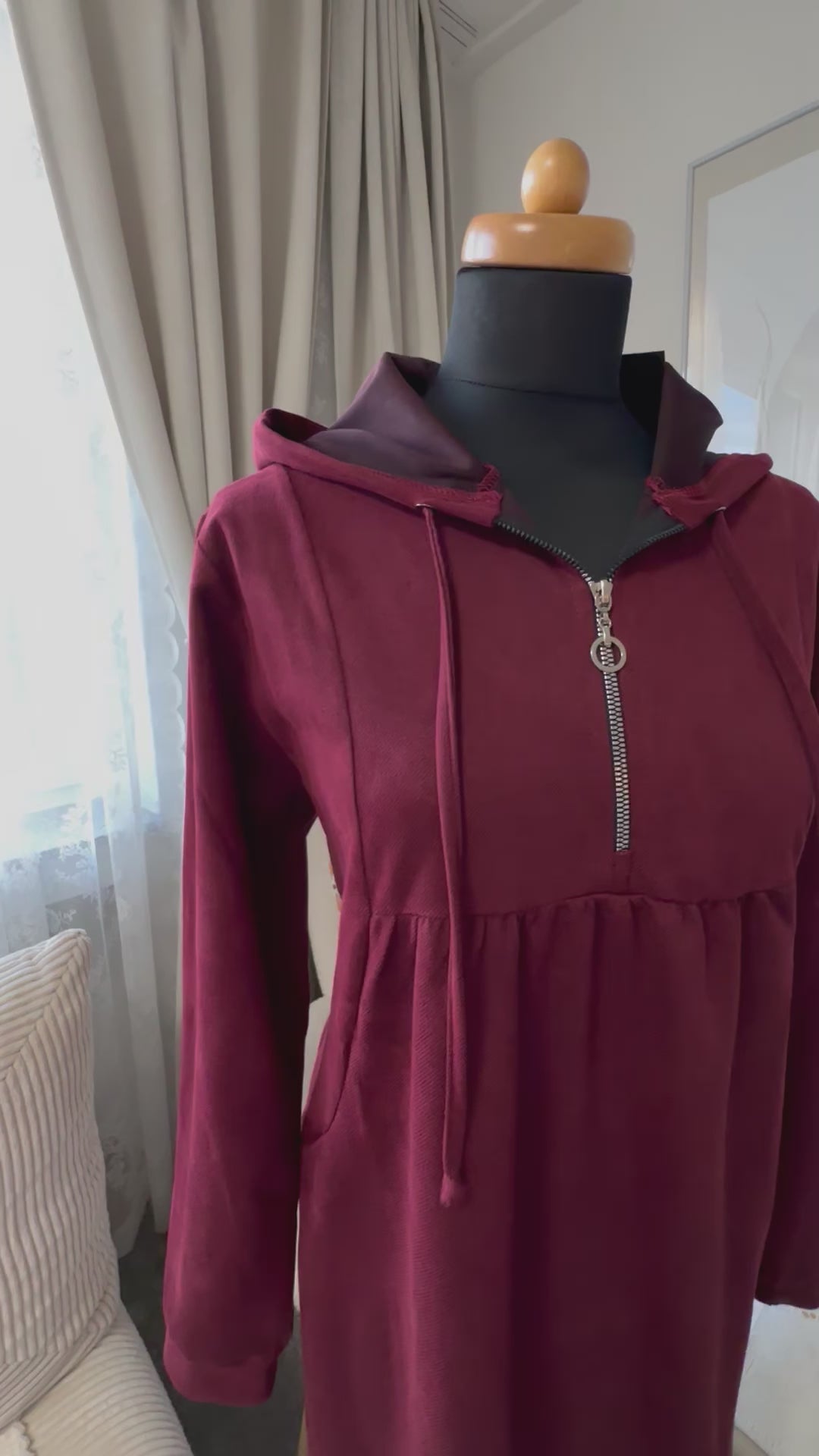 Winter Kapuzenkleid Amina