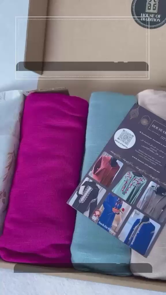 Hijab Rayé Lycra cotton